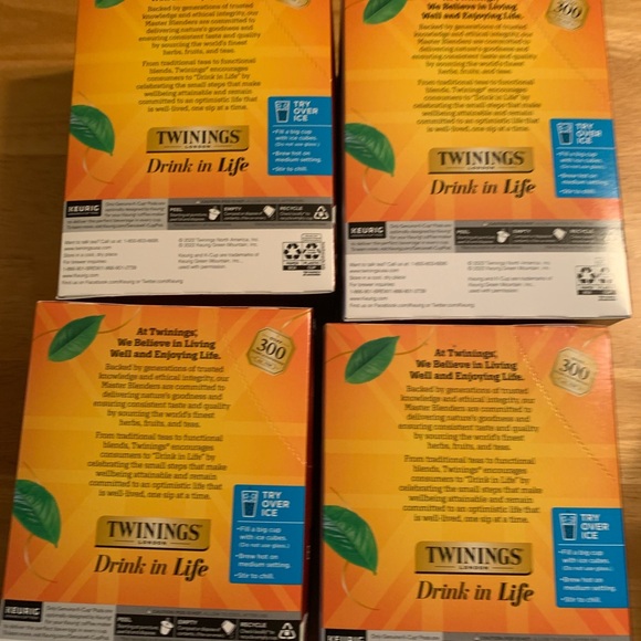 4 Boxes Twinings London K Cup English Breakfast Puee Black...
